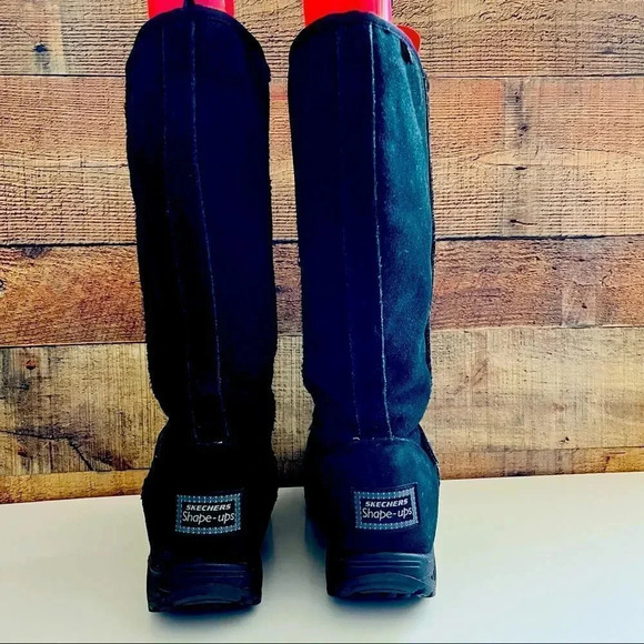 Sketcher Shape Ups XF Avalanche Tall Suede Boots - Picture 5 of 11